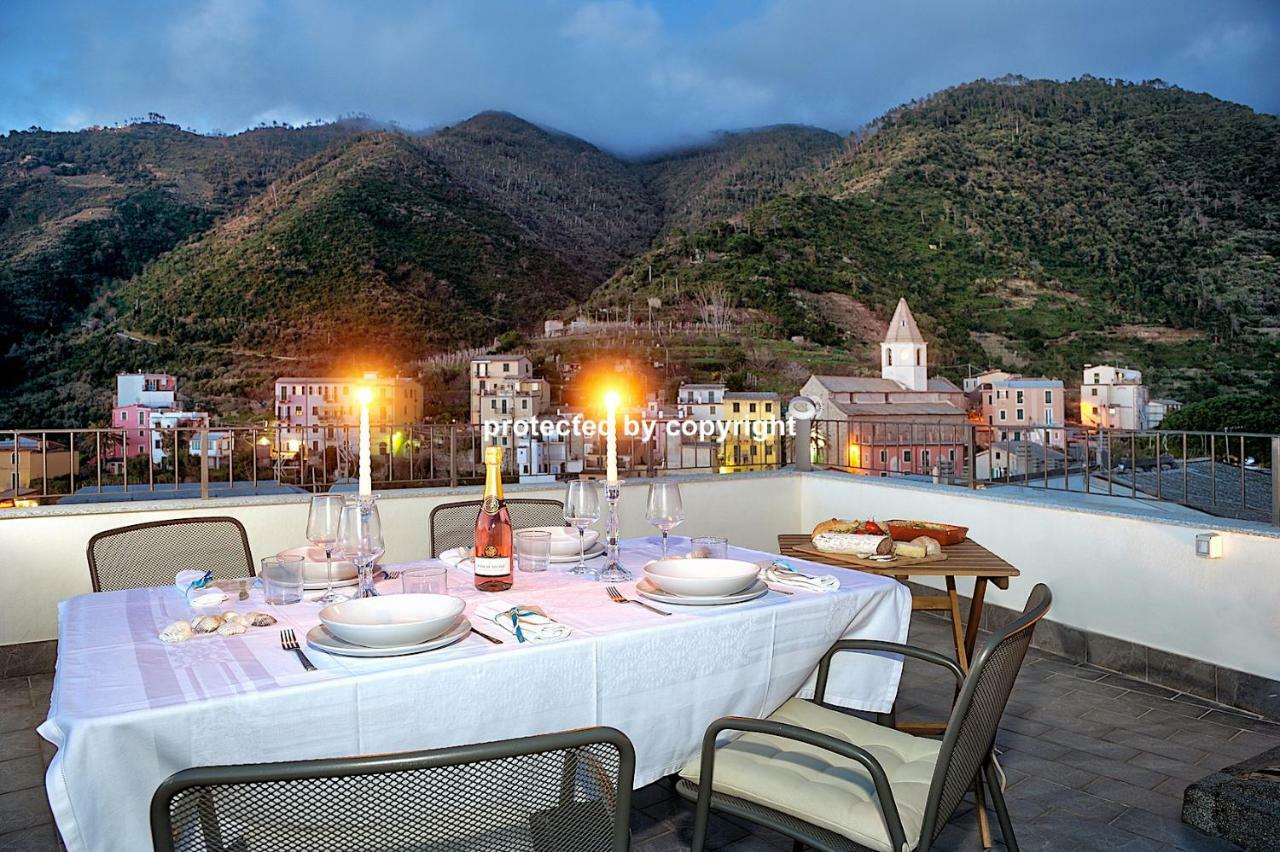 Luxury Penthouse Sea View Villa Corniglia Exterior photo